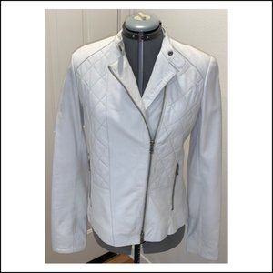Danier Leather - White Leather Jacket